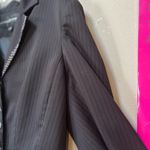 Sag Harbor Vintage Women’s Plus Size  Black Floral Polka Dot Blazer Jacket Sz 18 Photo 2