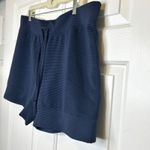 GapFit XL Navy Blue Ribbed Knit Drawstring Waist Athletic Shorts Size 1X Photo 1