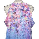 Fashion SIZE 3X NWT Patterned High Neck Back Thin Strap Tank Blue Photo 7