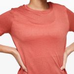 Breeze By Lululemon Spellout Front Orange Hue Tee Top Shirt 8 Photo 1