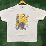 The Nightmare Before Christmas Jack and Sally white T-Shirt Size XL  Photo 0