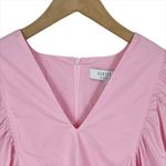 Hunter Bell Landry Puff Sleeve Peplum Top in Light Pink Size XS Photo 5