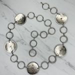 Chunky Studded Concho Silver Chain Belt One Size (OS) Western Boho Statement ✨ Photo 1