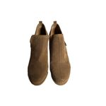 Bare Traps Rianne Tan Suede Booties‎ Women's Size 10M side zip Photo 1