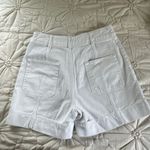 ZARA White Jean Shorts Photo 4