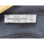 Abercrombie & Fitch  Black Cut Out Pleated Sleeveless A-Line Mini Dress Size L Photo 4