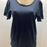 Ny Collection  Size Large Blue Eyelet Sleeve Women's Blouse. New With Tags Photo 0