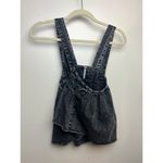 Free People  Marina Denim Top in Washed Black NWT Sz. XS Photo 5