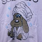 Self Care Dog Spa Distressed Pound Puppies TV Series Tee M/L Photo 1