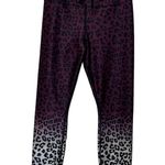Good American Ombre Leopard Leggings Women’s Size Medium Cinched Waist Photo 2