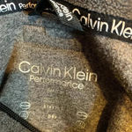 Calvin Klein  Gray Quarter Zip Pullover Performance Fleece Jacket Women’s Small Photo 5
