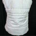 NEW YORK & COMPANY NY&C Solid White Puffer Zip Up Vest Small Photo 11