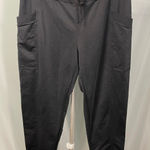 Zella  Black Athletic Jogger Pants Women's Size M Drawstring Waist Pockets Photo 0
