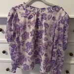 Loft  Floral Blouse Long Sleeve Small Photo 0