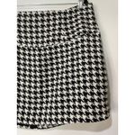 For Love & Lemons Bonnie Mini Skirt Black White Houndstooth Size 1X NWT Photo 3