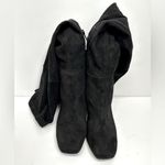 None Over the Knee Boots Womens Square Toe Block Heel Size 6.5 Photo 4