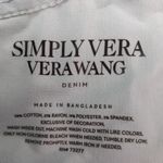 Simply Vera 6 31 Short Embroidered Light Blue Distressed Denim Cuffed Shorts Photo 7