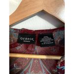 Y2K Paisley Sheer Red Flowy Ruffle Blouse 22 Boho Fairycore Whimsygoth Flutter Size undefined Photo 2