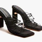 Good American Heels Black Sandals Caged
Neoprene Photo 0