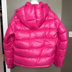 Moncler  Pink Maya Shiny Puffer Jacket Coat Hooded Unisex Photo 6