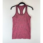 Lululemon Womens Top Pink Swiftly Tech Racerback Heather Tank Gym Running Size 6 Photo 1