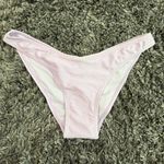 Topshop Shiny High Waist Bikini Bottoms in Lilac, Size 6 Photo 2