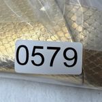 Kate Spade  New York Gold Leather Snake‎ Print D'orsay Pumps Wedge Sandals Sz 7 Photo 10