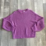 A New Day Size Medium Purple Crewneck Pullover Sweater. Photo 5