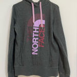 The North Face  Charcoal Jacket with Lavender Trim Photo 0