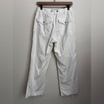 Rag and Bone  Wide leg pants Super High Waist Frayed Hem Chinos Vintage White 27 Photo 2