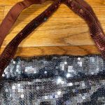 Gap Silver And Bronze Sequin Tote Bag! Photo 3