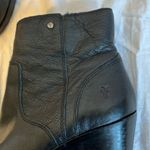 Frye  Regina Wedge Pointed Toe Side Zip Western Leather Ankle Bootie Photo 2