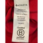 Athleta Tribeca Utility Crop Hibiscus Red Pants Size 0 Zip Pockets Photo 8