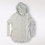 Daily Ritual Anthropologie Black and White Pullover Hoodie Size S Black Photo 4