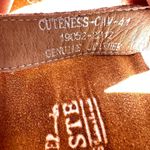 Spring Step L'Artiste By Cuteness Leather Wedge Sandals Ankle Strap Brown 10.5 Photo 5