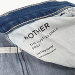 MOTHER The Hustler Ankle Fray Jeans in Can’t Stop Staring | Sz 29 | Medium Wash Blue Photo 9