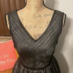 Soprano  gorgeous black and gold skater dress with pockets. EUC. Photo 1