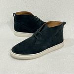 Lucky Brand  Navy Lorelle Mid Top Lace Up Suede Sneaker Size 6.5 Photo 9