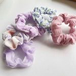 5 piece scrunchies Purple Photo 0