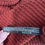 Urban Outfitters Out From Under Waffle Knit Burnt Orange Women's Thermal Sweater Large Oversized Photo 9