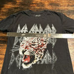 Def Leppard  xs faded black t shirt band T Photo 1