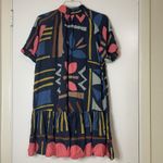 Anthropologie Corey Lynn Calter Meryl Tunic Dress multicolor geo shapes Small Photo 2