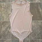 SKIMS Sheer Crewneck Thong Bodysuit Clay Size 2X Photo 2