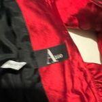 ALGO Boutique Red Rose Floral Shiny Blazer Jacket Size 38 S Photo 9