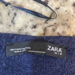 ZARA  Navy Knit Top Photo 2