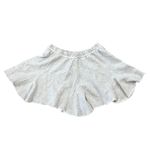 Aerie  Women's Heather Gray Fleece Godet Mini Skirt Raw Hem NWT Small Photo 1