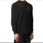 Eighty Eight  Long Sleeve shirt printed rose size medium lack unisex m trendy Photo 9