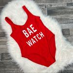 Bae Watch One Piece Swimsuit Red Size L Photo 1
