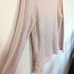 Doe & Rae  Beige Long Sleeve‎ Shirt With Lace Sides Size Small Photo 6