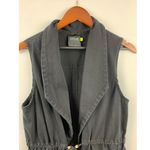 Lysse Womens Black Sleeveless Vest Jacket M Photo 2